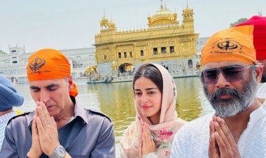 Akshay Kumar and Kesari Chapter 2 Team Seek Blessings in Amritsar